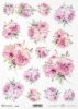 Shabby chic, malowane róże, kwiaty, róża, Vintage*Shabby chic, painted roses, flowers, rose, Vintage
